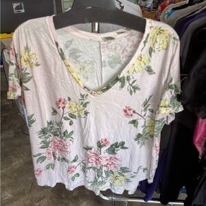 Floral V-Neck Women’s Top
